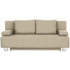SCHLAFSOFA in Webstoff Beige  - Chromfarben/Beige, Design, Textil/Metall (197/88/89cm) - Xora