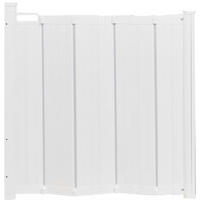 TÜRSCHUTZGITTER zum Schrauben 10/89 cm  - Weiß, Basics, Kunststoff (10/89cm) - Baby Dan