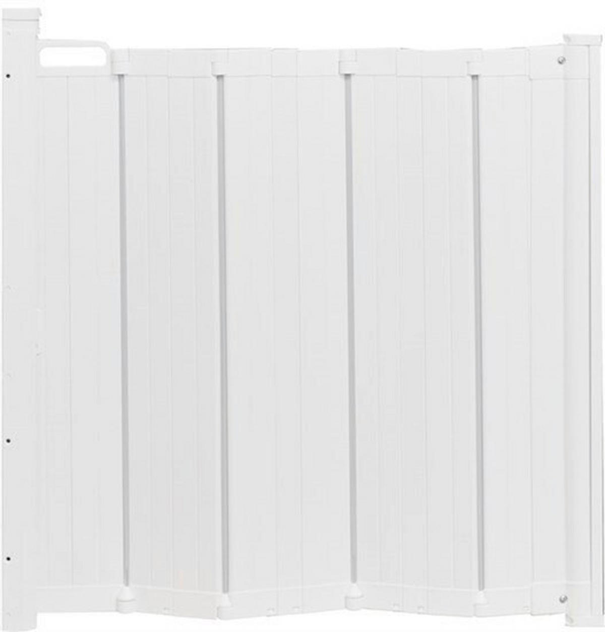 TÜRSCHUTZGITTER zum Schrauben 10/89 cm  - Weiß, Basics, Kunststoff (10/89cm) - Baby Dan