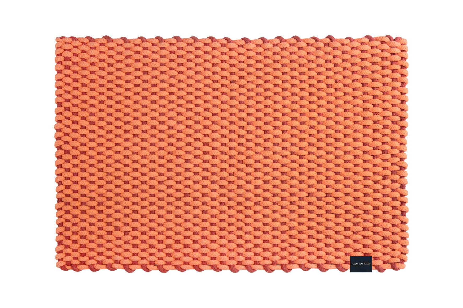 FUßMATTE  90/58 cm  Koralle  - Koralle, Basics, Kunststoff/Textil (90/58cm)