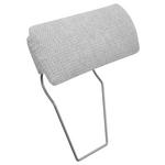KOPFSTÜTZE - Hellgrau, KONVENTIONELL, Textil (55/28/18cm) - Hom`in