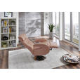 RELAXSESSEL in Leder Cappuccino - Cappuccino, KONVENTIONELL, Leder/Metall (70/114/80cm) - Cantus