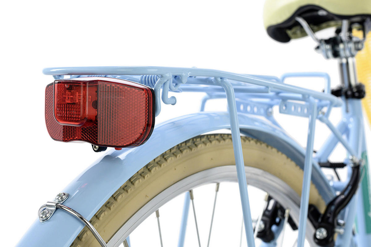 CITYBIKE 26 Zoll Damen  - Blau/Gelb, Basics, Metall (180/70cm) - Atrigo