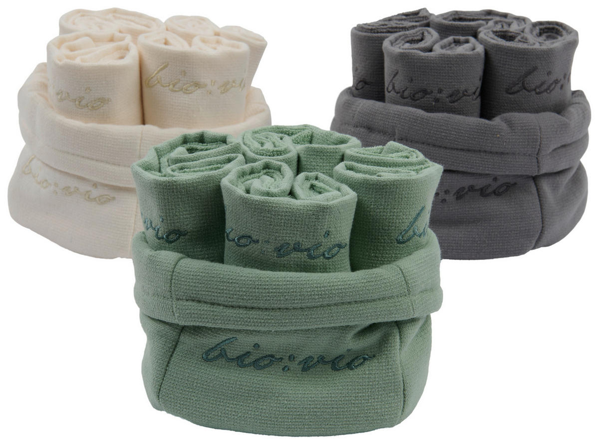 SADA UTERÁKOV NA TVÁR, 30/30 cm, mätovozelená - mätovozelená, Konventionell, textil (30/30cm) - Bio:Vio