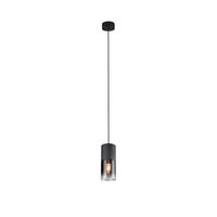 HÄNGELEUCHTE 10/23-150 cm    - Schwarz, Design, Glas/Metall (10/23-150cm) - Trio Leuchten