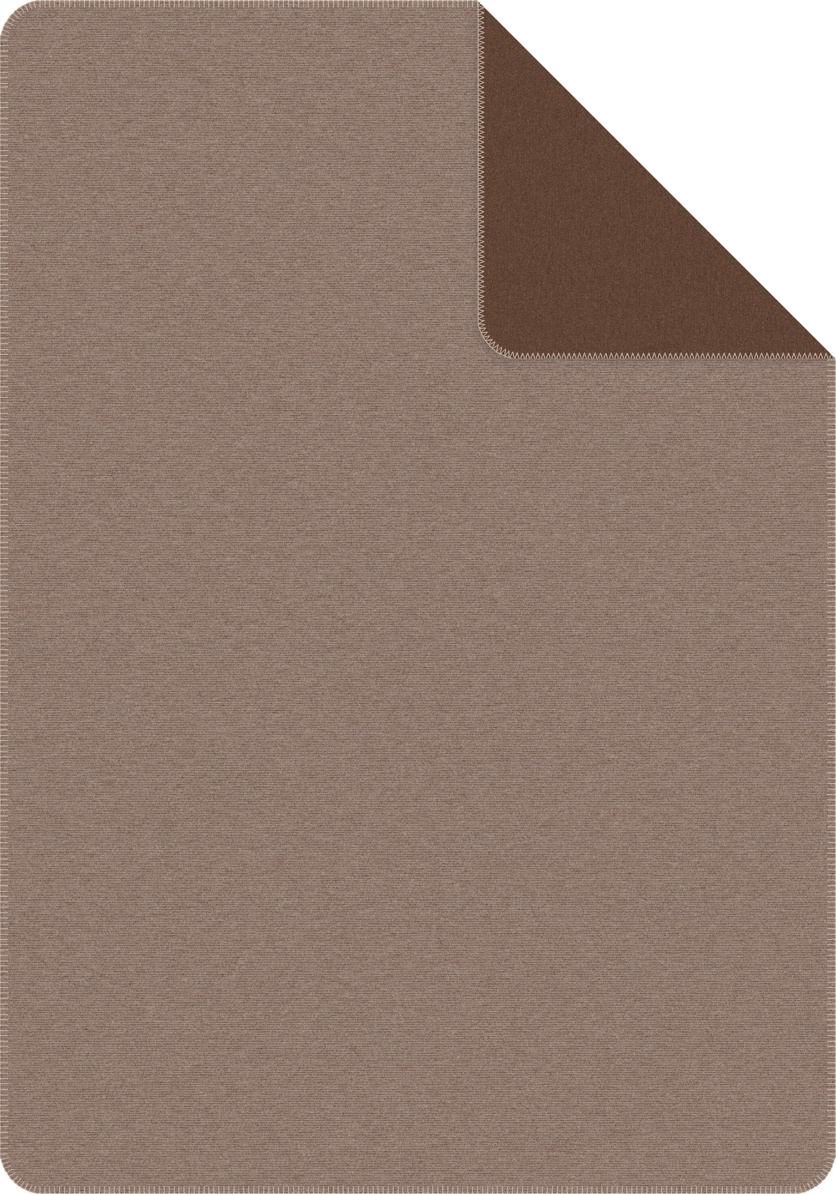 PLÉD 140/200 cm  - barna, Basics, textil (140/200cm) - Bio:Vio