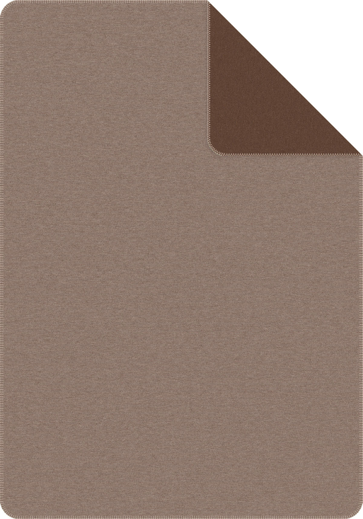 PLÉD 140/200 cm  - barna, Basics, textil (140/200cm) - Bio:Vio