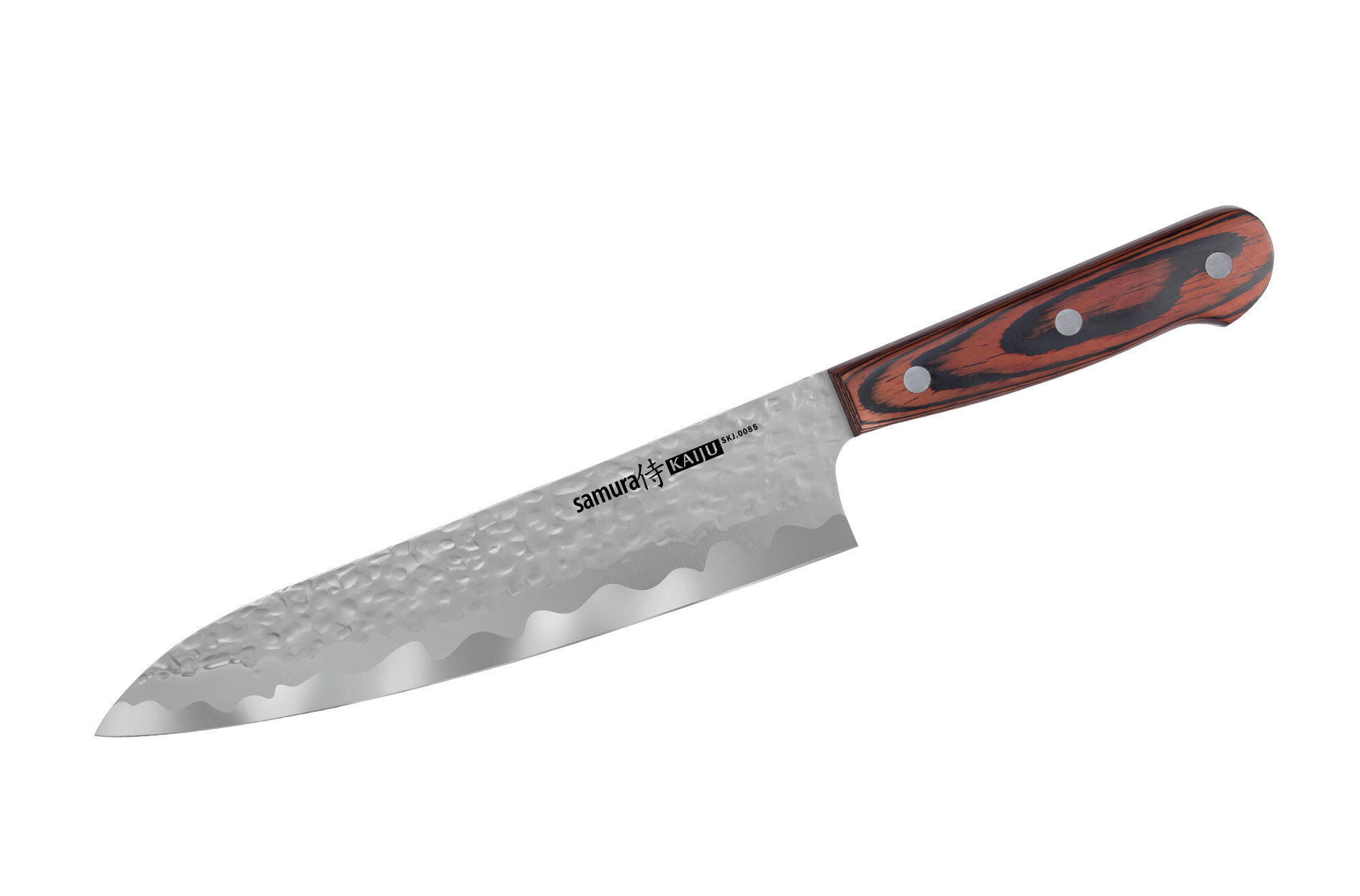 NOŽ ZA ŠEFA KUHINJE  DAMASCUS 67 34,5/4,8/1,6 cm           nerjaveče jeklo - srebrne barve/črna, Basics, kovina/leseni material (34,5/4,8/1,6cm) - Samura