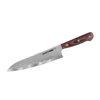NOŽ ZA ŠEFA KUHINJE  DAMASCUS 67 34,5/4,8/1,6 cm           nerjaveče jeklo - srebrne barve/črna, Basics, kovina/leseni material (34,5/4,8/1,6cm) - Samura