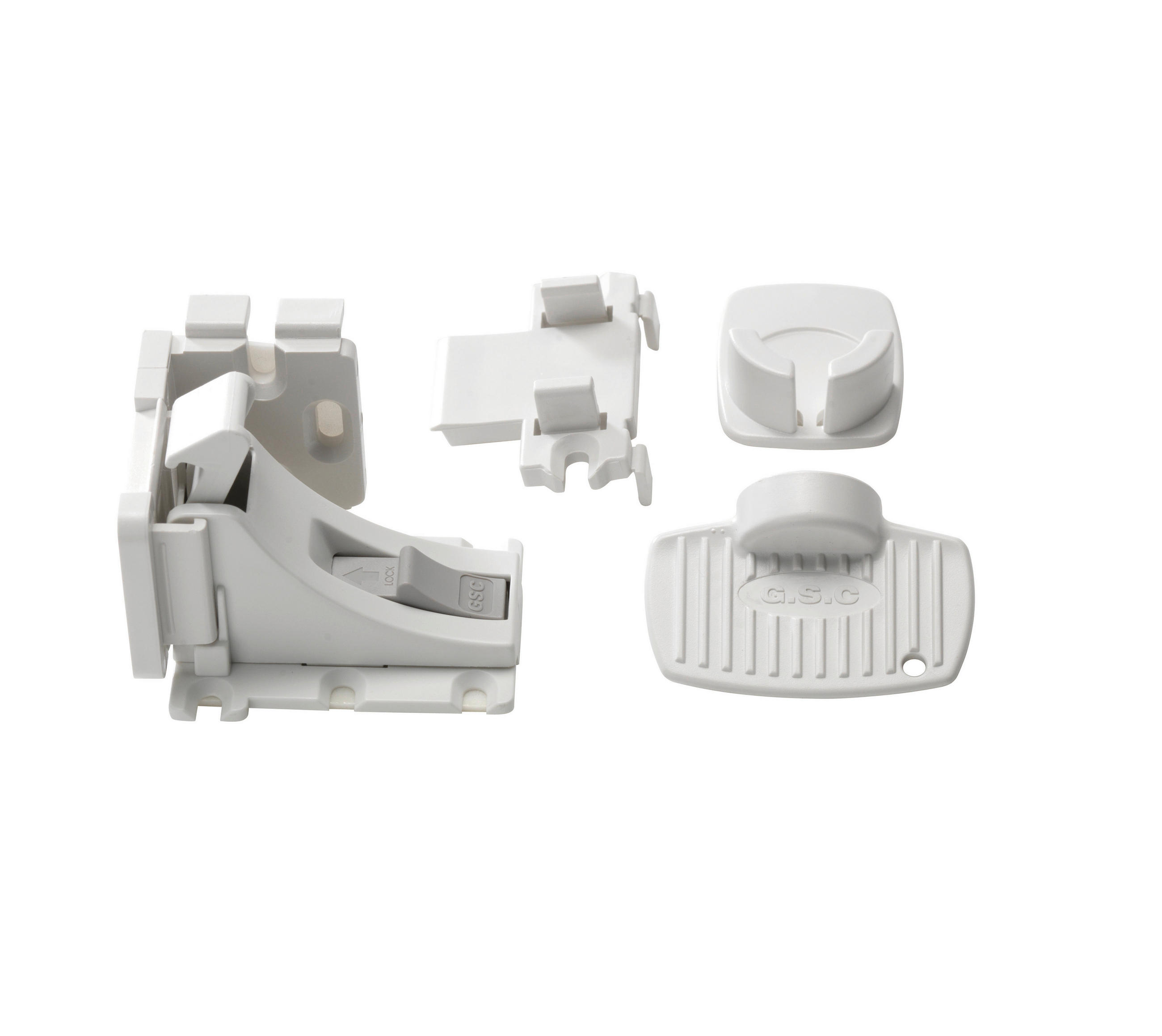SCHUBLADENSICHERUNG - Weiß, Basics, Kunststoff (4/4/4cm) - Baby Dan