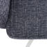 STUHL Flachgewebe, Lederlook Anthrazit, Edelstahlfarben, Schwarz - Edelstahlfarben/Anthrazit, Design, Textil/Metall (61/81/56cm) - Dieter Knoll