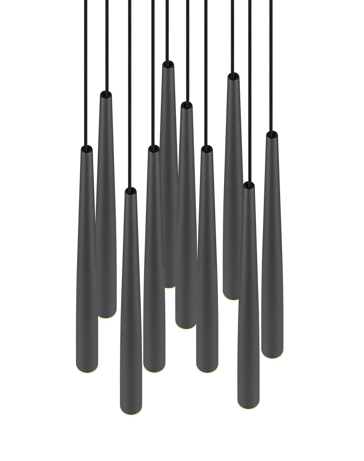 LED-HÄNGELEUCHTE Cala 30/150 cm  - Schwarz, Design, Metall (30/150cm) - Trio Leuchten