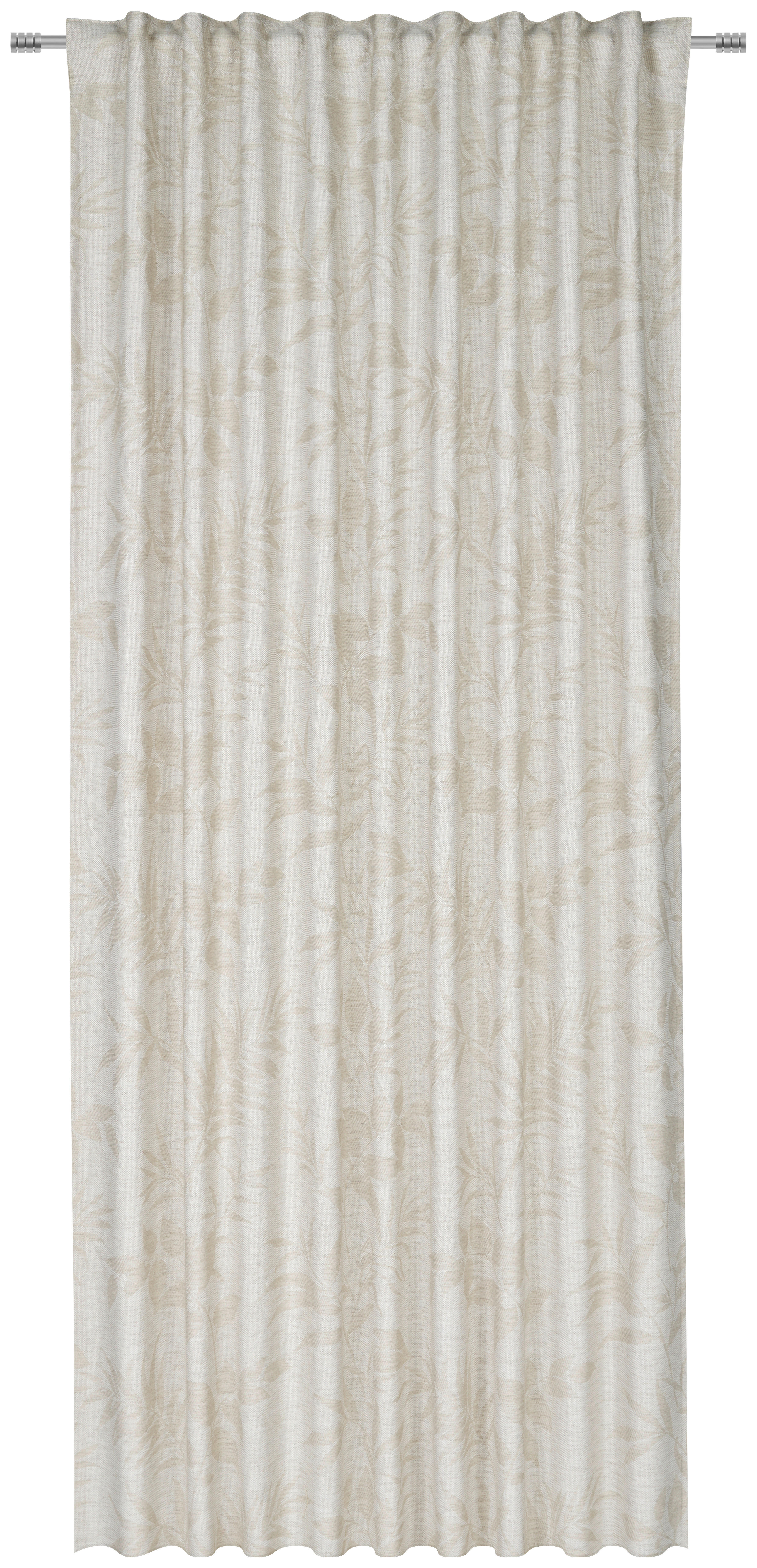 FERTIGVORHANG LA PALMA blickdicht 140/245 cm   - Beige, KONVENTIONELL, Textil (140/245cm) - Esposa