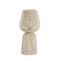 TISCHLEUCHTE ABOSO 24/54 cm  - Weiß, Trend, Metall (24/54cm) - Light & Living