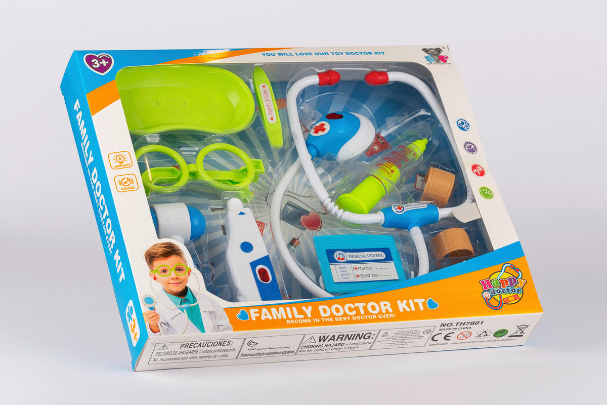 DEČJI DOKTORSKI SET U KOFERU - višebojna, Osnovno, plastika (32/27/5cm)