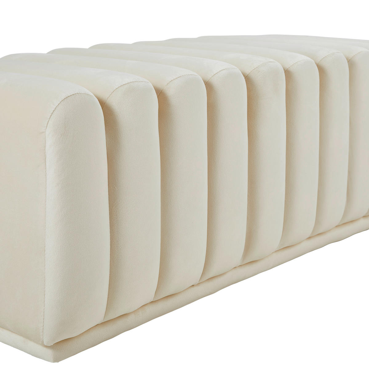 KLOP, kovina, tekstil bela  - črna/bela, Moderno, kovina/tekstil (113/42/48cm) - Carryhome