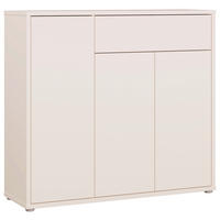 SCHUHSCHRANK  in 109,2/99,1/34,9 cm  - Sandfarben/Grau, MODERN, Holzwerkstoff/Kunststoff (109,2/99,1/34,9cm) - Carryhome