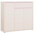 SCHUHSCHRANK  in 109,2/99,1/34,9 cm  - Sandfarben/Grau, MODERN, Holzwerkstoff/Kunststoff (109,2/99,1/34,9cm) - Carryhome