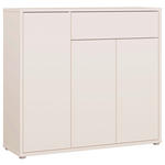 SCHUHSCHRANK  in 109,2/99,1/34,9 cm  - Sandfarben/Grau, MODERN, Holzwerkstoff/Kunststoff (109,2/99,1/34,9cm) - Carryhome