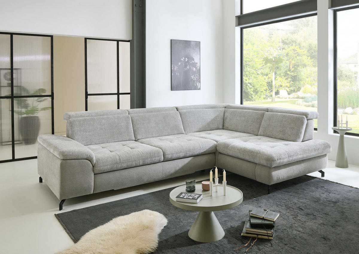 UGAONA GARNITURA siva  - siva/bež, Moderno, tekstil - Beldomo Comfort