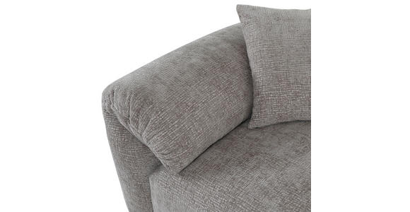 ECKSOFA in Flachgewebe Braun  - Creme/Schwarz, MODERN, Kunststoff/Textil (231/178cm) - Carryhome