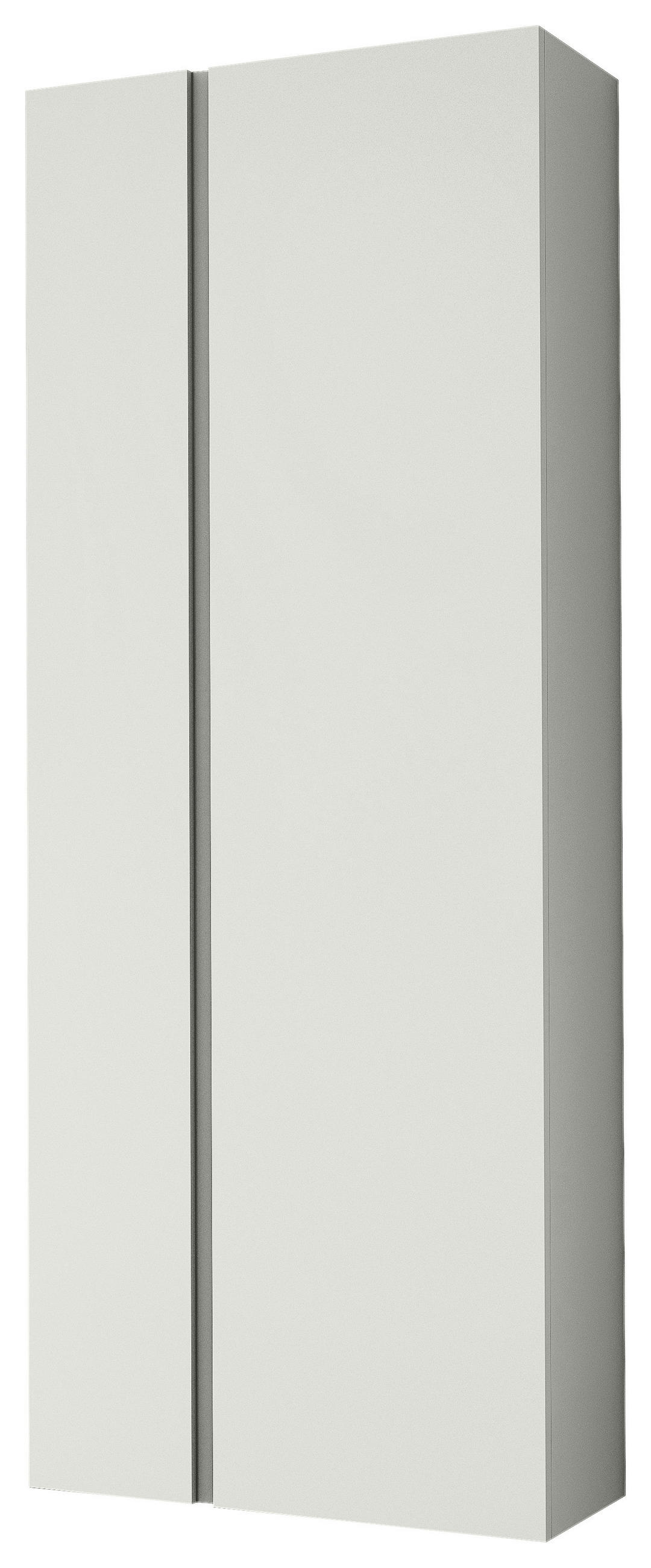 GARDEROBENSCHRANK 60/179/33 cm  - Anthrazit/Weiß, Design, Holzwerkstoff (60/179/33cm) - Moderano