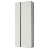 GARDEROBENSCHRANK Gardasee  in 60/179/33 cm  - Anthrazit/Weiß, Design, Holzwerkstoff (60/179/33cm) - Moderano