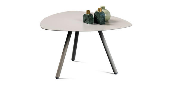 BEISTELLTISCH in Metall 60/60/35 cm  - Grau, Design, Metall (60/60/35cm) - Xora