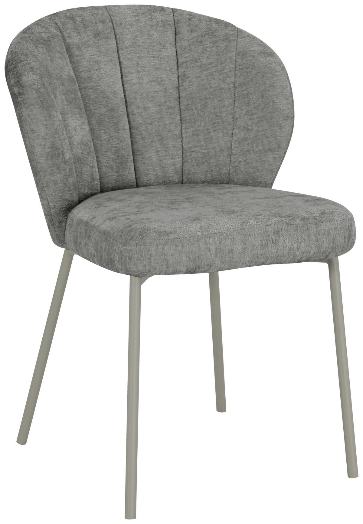 ŽIDLE, šedá - šedá, Moderní, kov/dřevo (55/79/59cm) - P & B