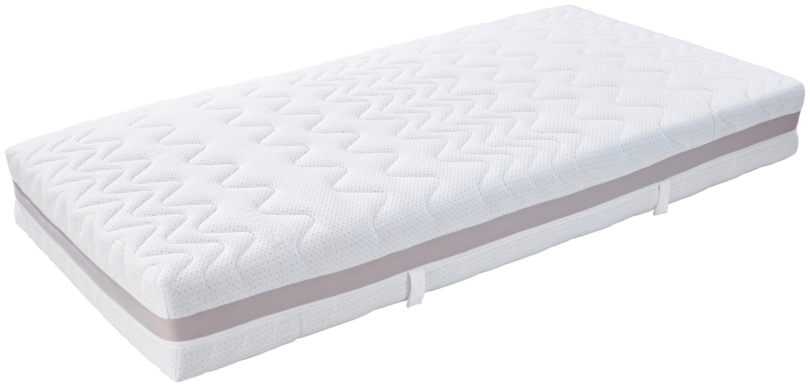 TAŠTIČKOVÁ MATRACE, 90/200 cm - bílá, Basics, textil (90/200cm) - Livetastic