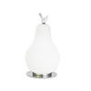 LED-TISCHLEUCHTE 12/23 cm   - Chromfarben/Weiß, Design, Glas/Metall (12/23cm) - Fabas Luce