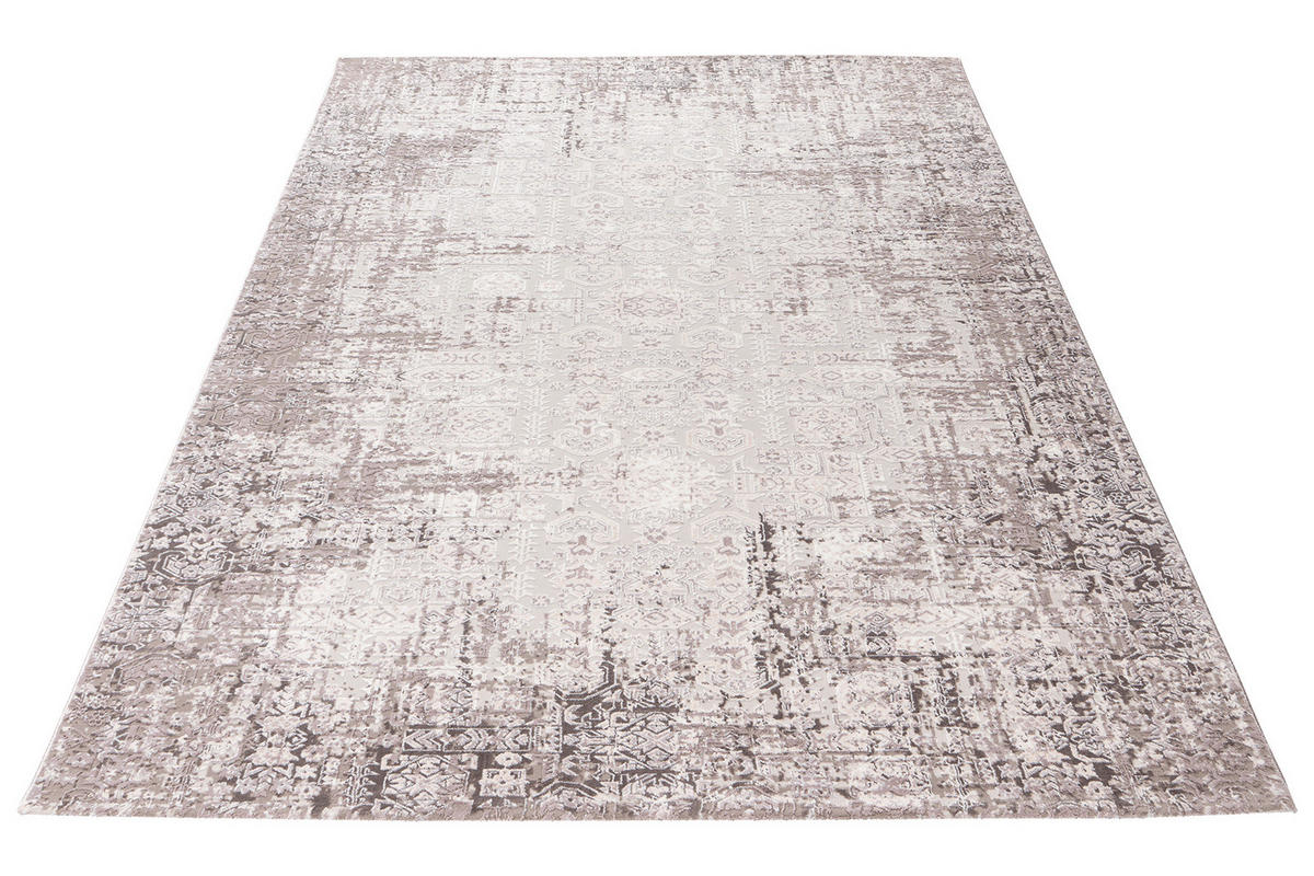 VINTAGE-TEPPICH 80/150 cm My Phönix Taupe  - Taupe, LIFESTYLE, Textil (80/150cm) - Obsession