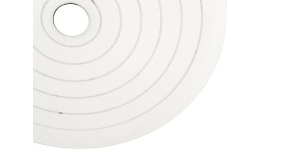 LED-DECKENLEUCHTE 43/8 cm - Weiß, Design, Glas/Kunststoff (43/8cm) - Novel