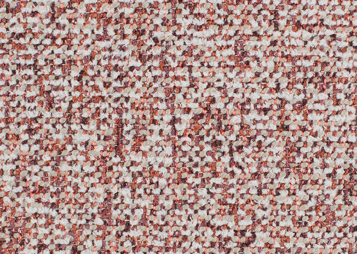 ECKSOFA Rot Webstoff  - Rot/Schwarz, MODERN, Kunststoff/Textil (281/189cm) - MID.YOU