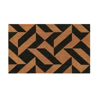 FUßMATTE 45/75 cm Mainstage  - Hellbraun/Schwarz, KONVENTIONELL, Kunststoff/Textil (45/75cm) - WECON HOME