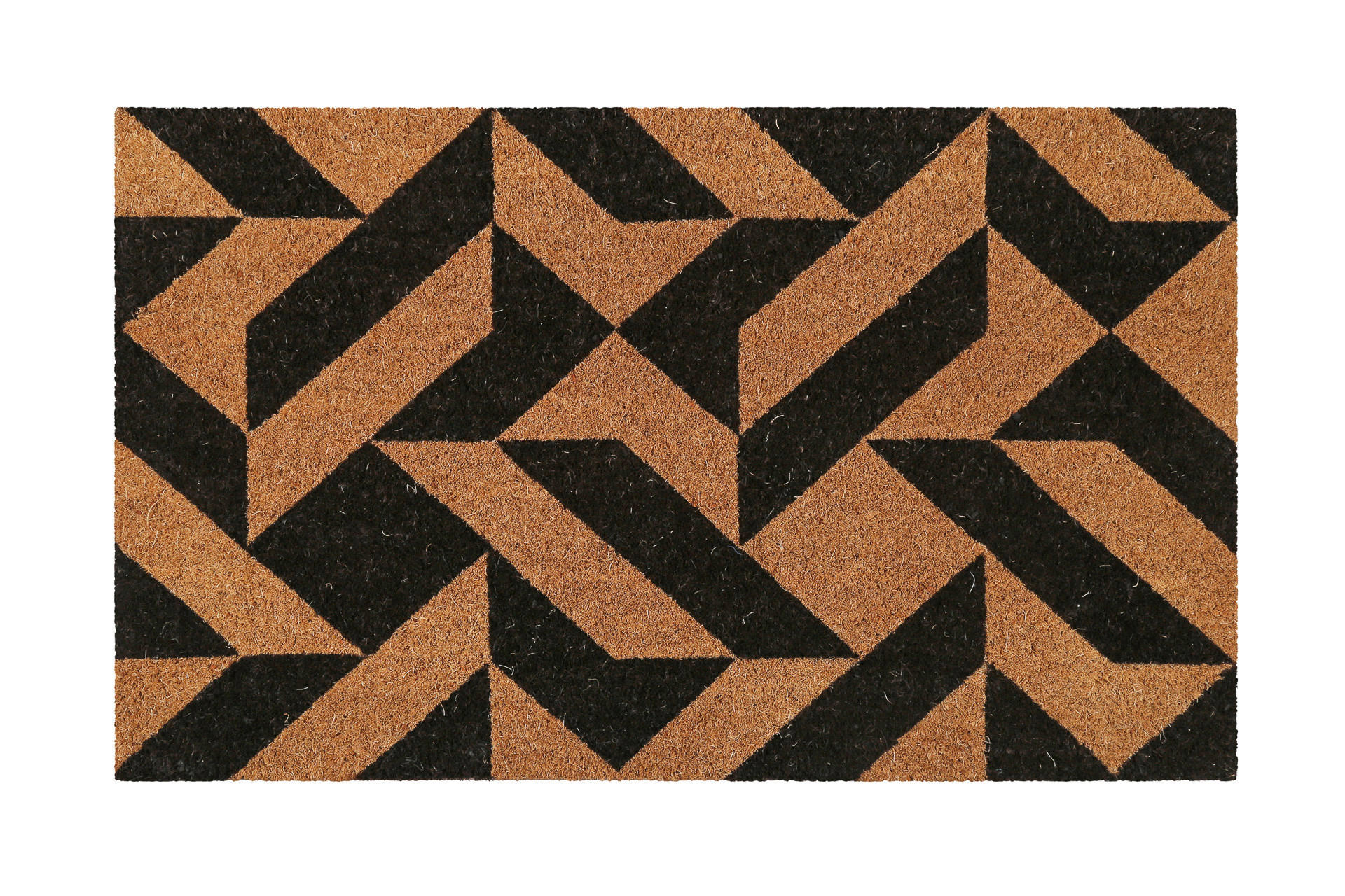 Wecon Home Fussmatte Mainstage Schwarz, Hellbraun 40x60 cm