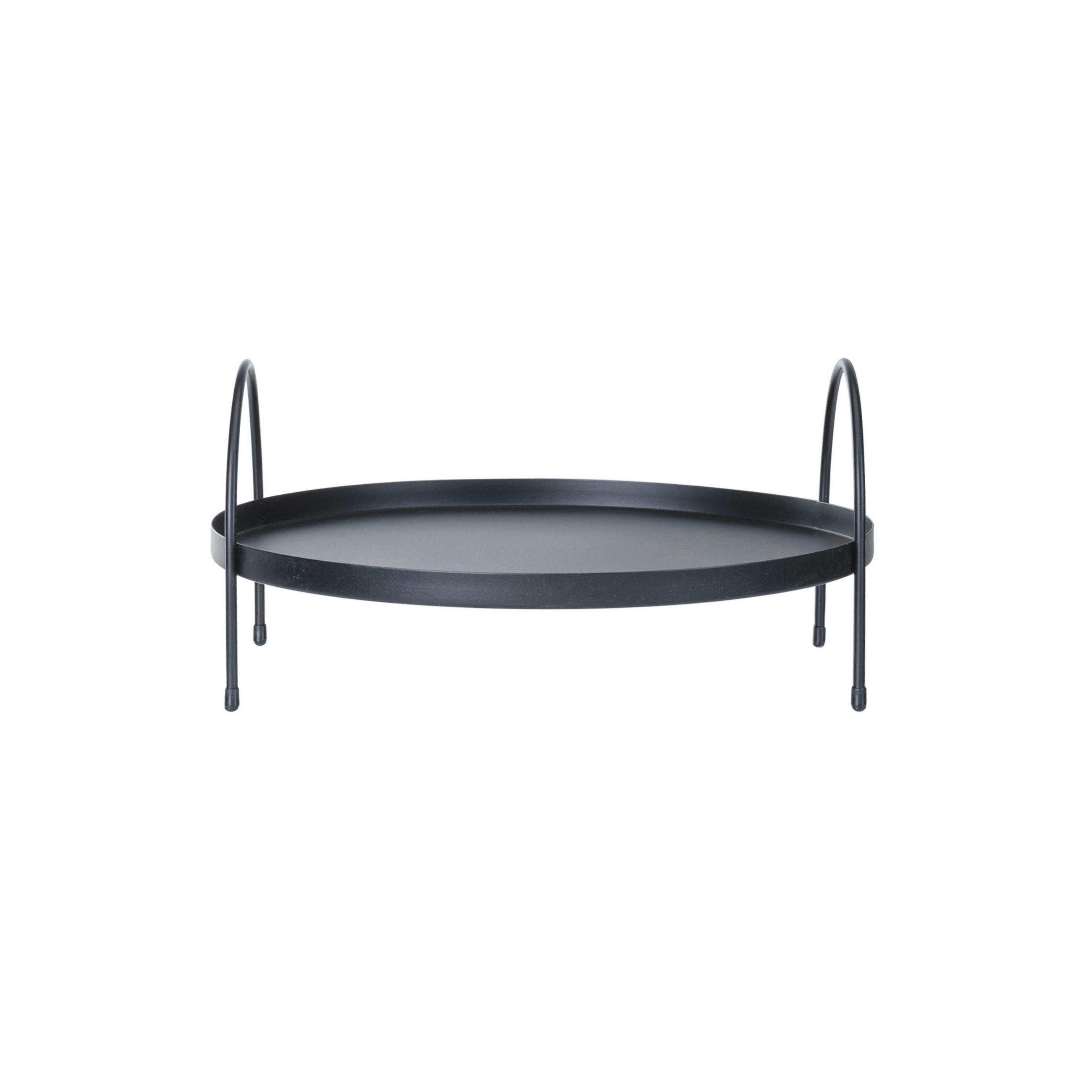 POSLUŽAVNIK ZA SERVIRANJE       30/15 cm       - crna, Basics, metal (30/15cm) - Ambia Home