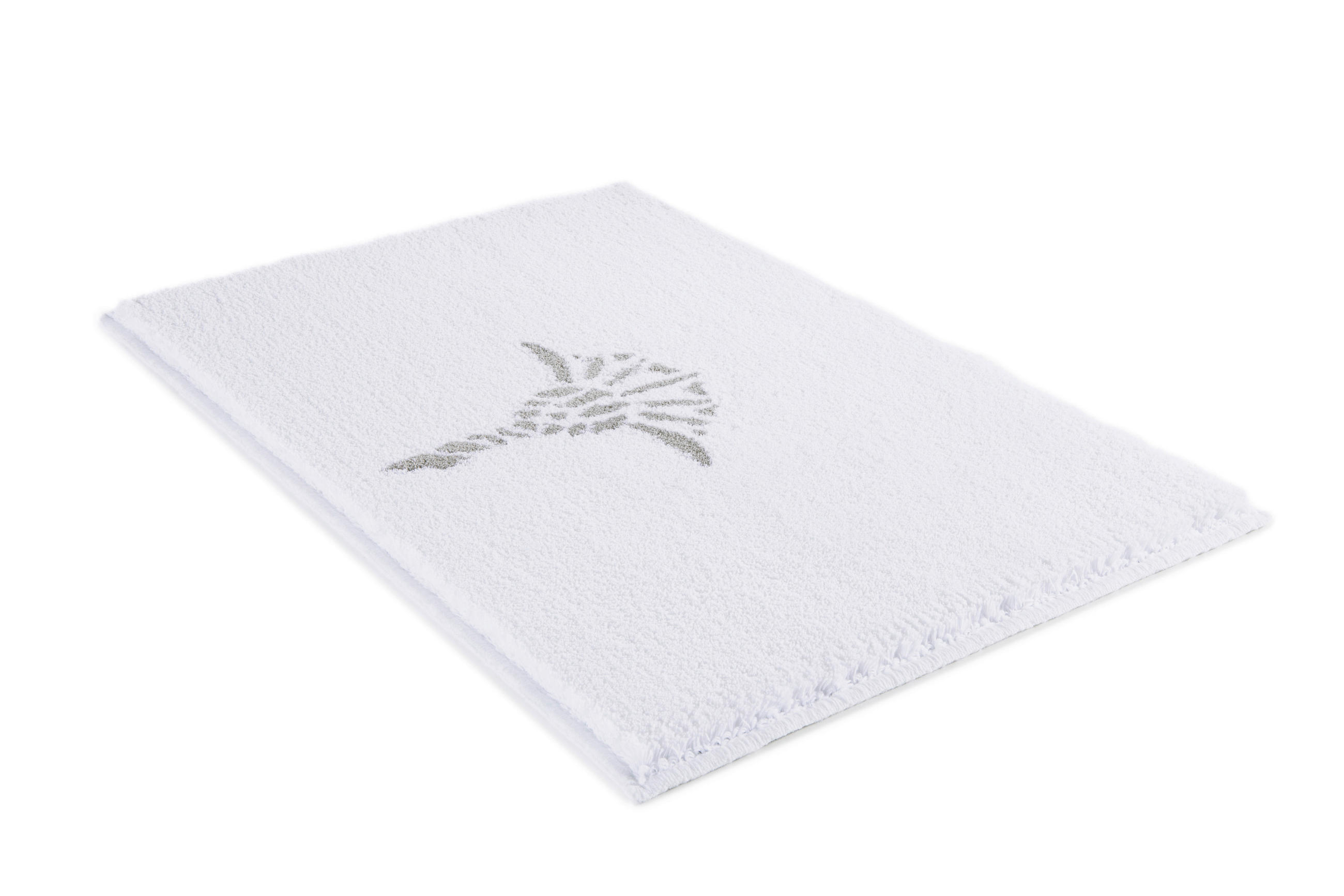 BADTEPPICH Weiß 60/90 cm  - Weiß, Design, Kunststoff/Textil (60/90cm) - Joop!