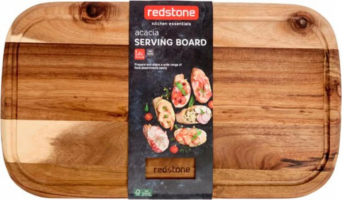 DASKA ZA SEČENJE  drvo  - boja akacije, Osnovno, drvo (49/28cm)