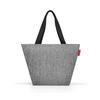 SHOPPER  - Grau, KONVENTIONELL, Textil (51/30,5/26cm) - Reisenthel