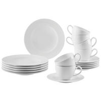 KÁVOVÝ SERVIS, 18-dielne, porcelán - biela, Design, keramika - Seltmann Weiden