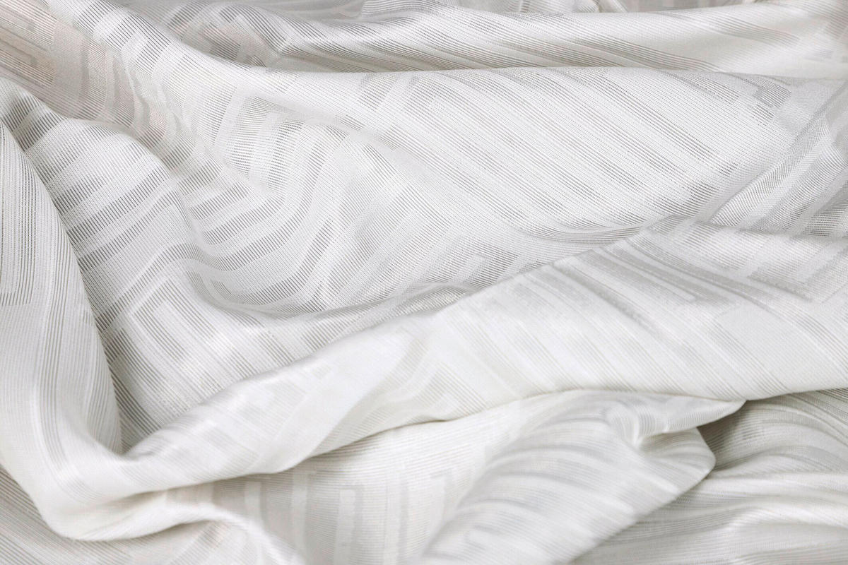 ÖSENSCHAL FINE BARS blickdicht 140/250 cm   - Creme/Naturfarben, Basics, Textil (140/250cm) - Joop!