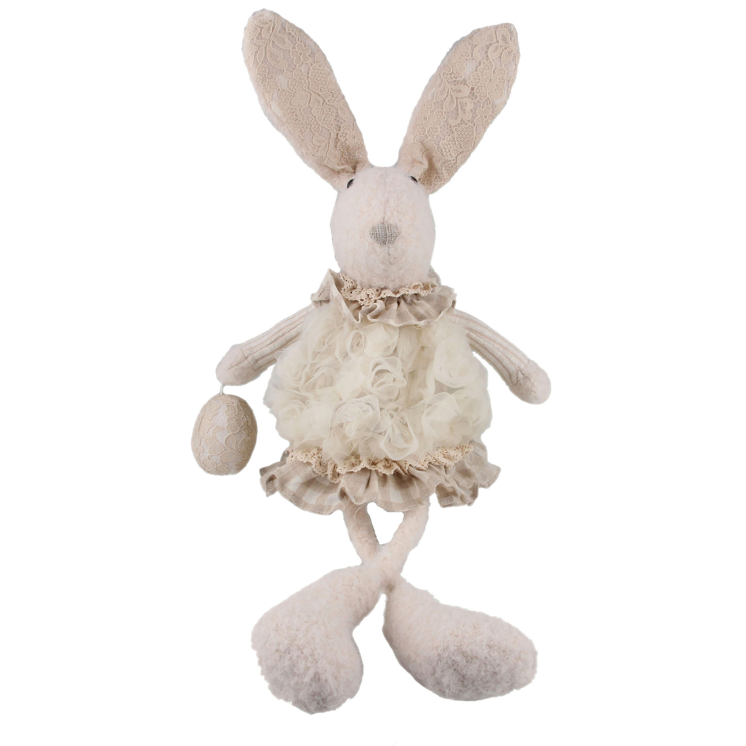 DEKOHASE - Beige, LIFESTYLE, Textil/Stein (24/62/15cm)