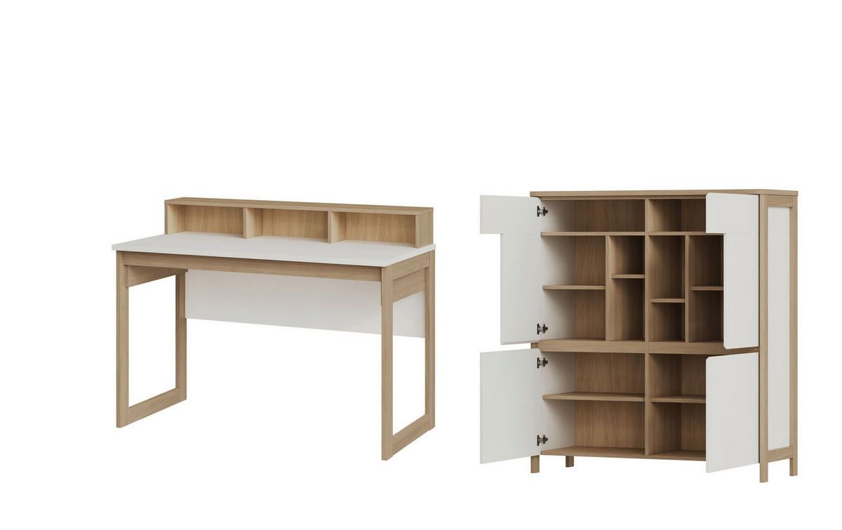 BÜRO - Weiß, Design, Holzwerkstoff - MID.YOU