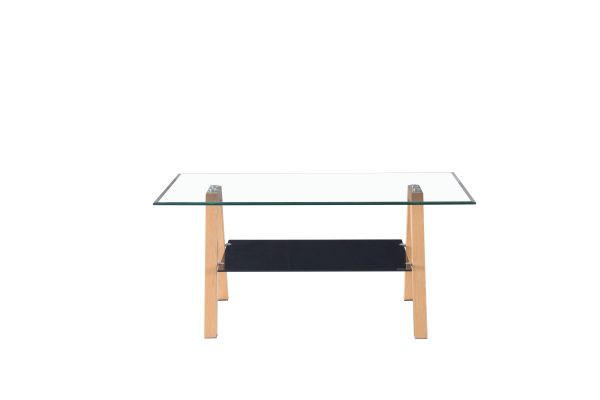 KLUB STOLIĆ  metal, staklo  - Design, staklo/metal (100/45/60cm) - Boxxx