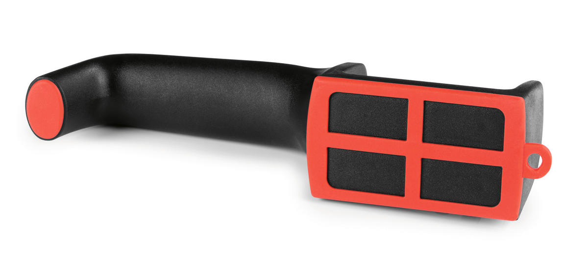 MESSERSCHÄRFER GOURMETmaxx  Keramik  - Rot/Schwarz, Basics, Keramik/Kunststoff (5/5,6/21,5cm) - GOURMETMAXX