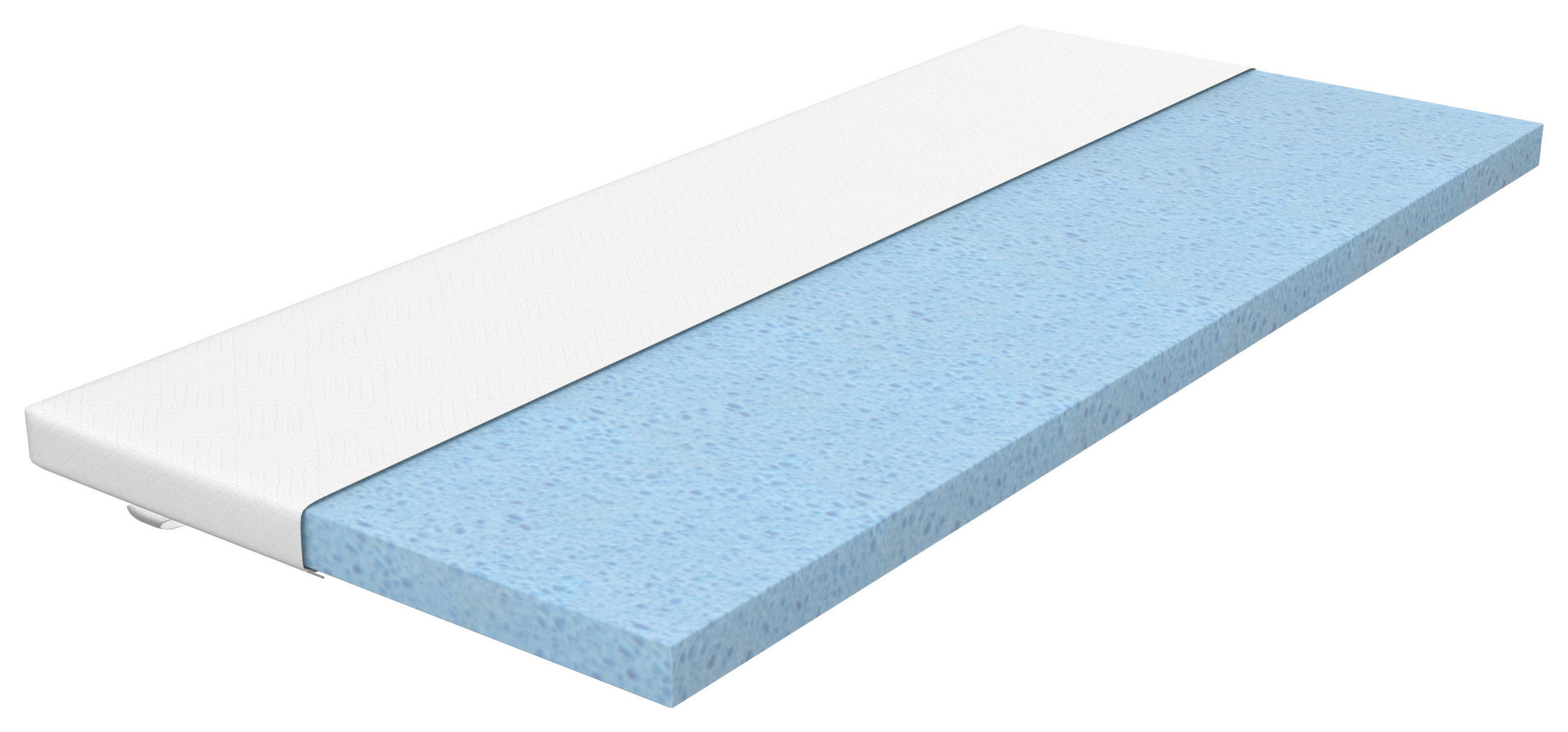 TOPPER 160/200 cm Höhe ca. 5 cm  - Weiß, Basics, Textil (160/200cm) - Chameo