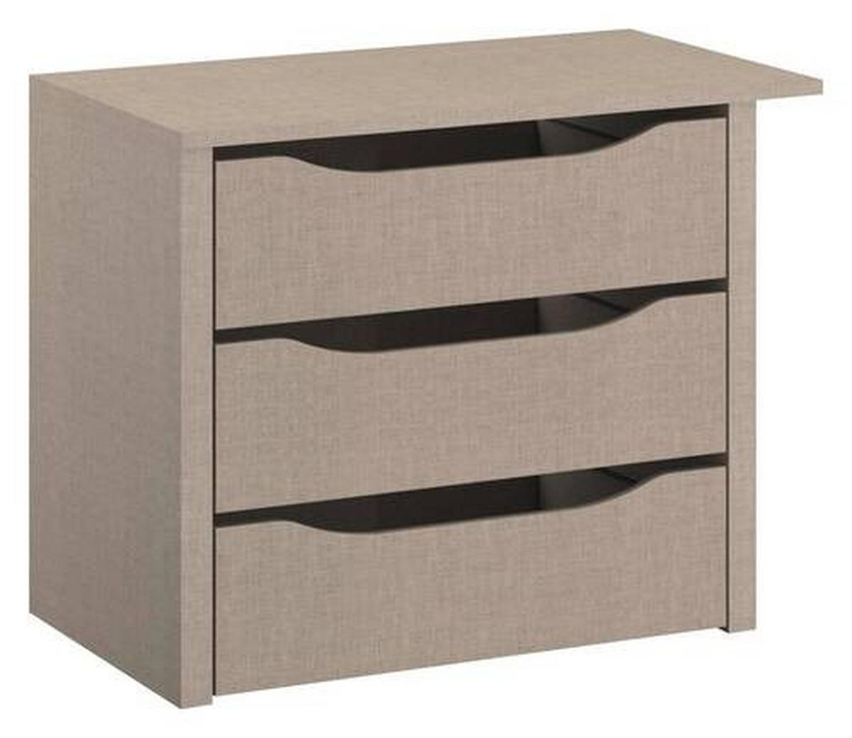SCHUBKASTENEINSATZ 66/57/45 cm   - Grau, Holzwerkstoff (66/57/45cm) - Carryhome