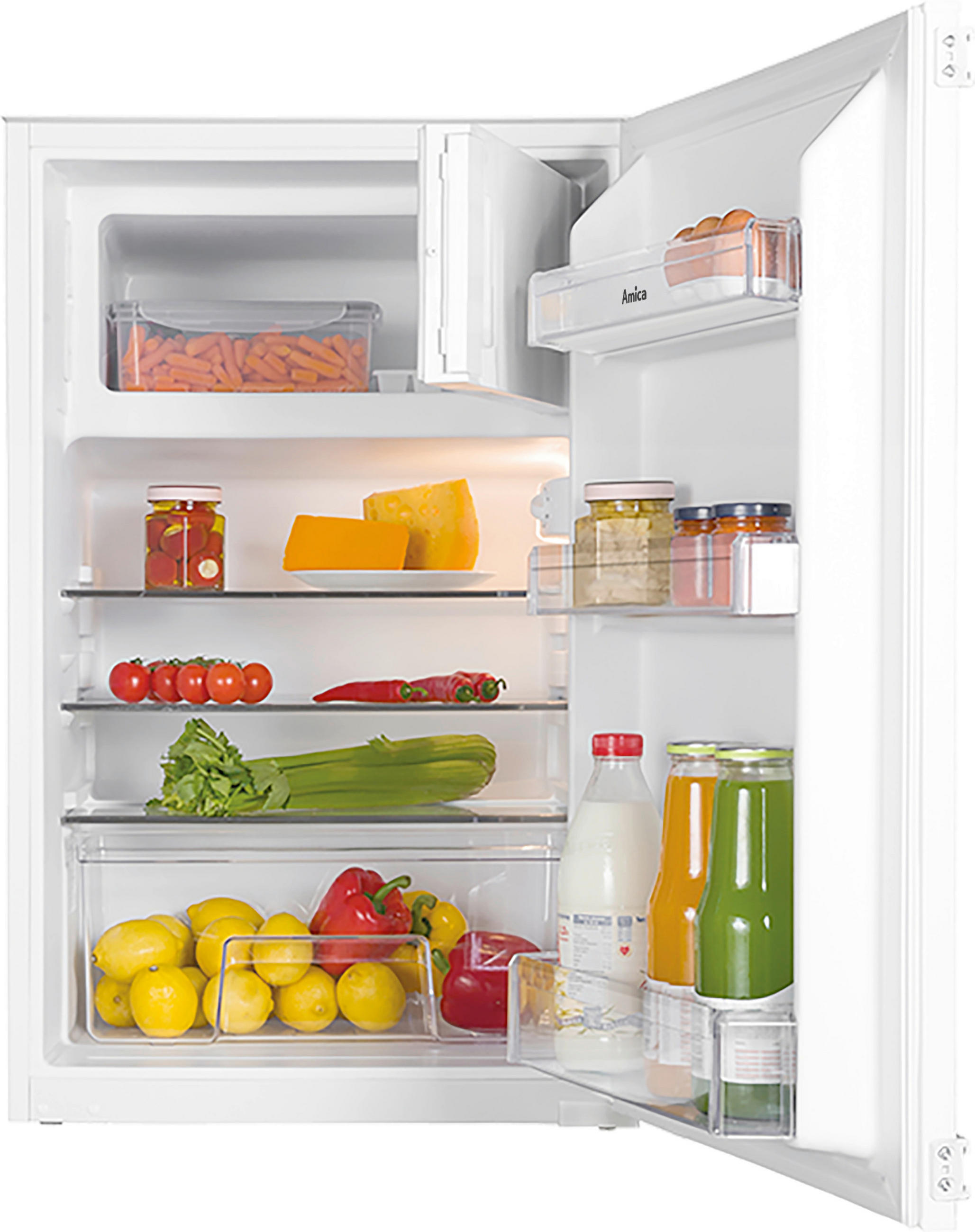 Einbaukühlschrank H: 87,6 Cm 98 L Mit Gefrierfach