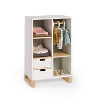 PUPPENKLEIDERSCHRANK VIOLA  - Basics, Holz (32/20/50cm) - MUSTERKIND